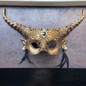 Ram Horns Fairy Masquerade MASK